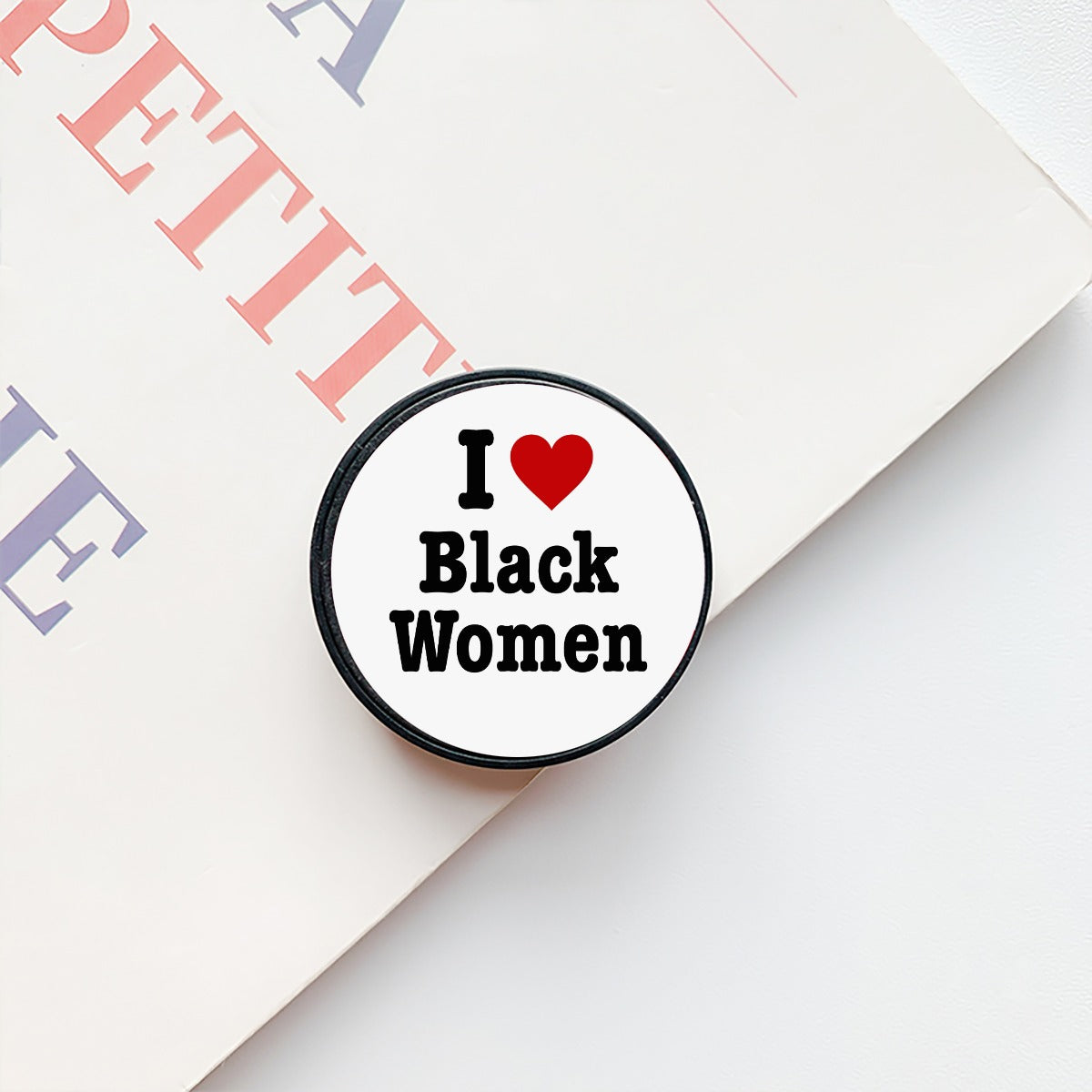 I Heart Black Women PopSocket