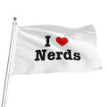I Heart Nerds Flag