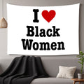 I Heart Black Women Tapestry