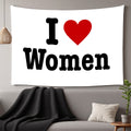 I Heart Women Tapestry
