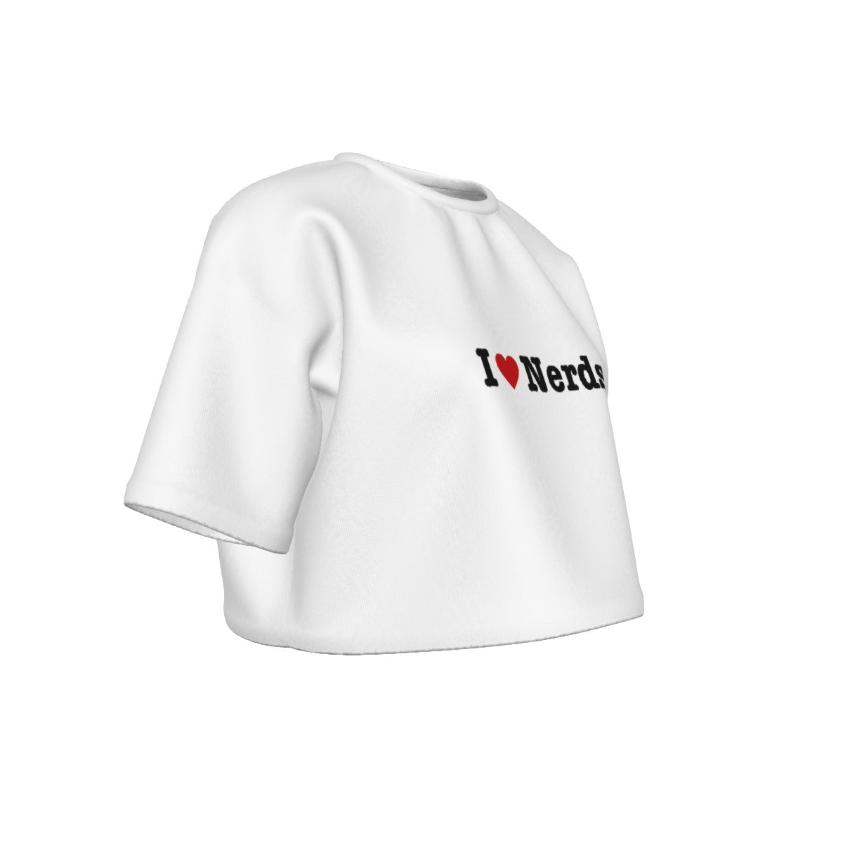 I Heart Nerds Women's Cropped Tee