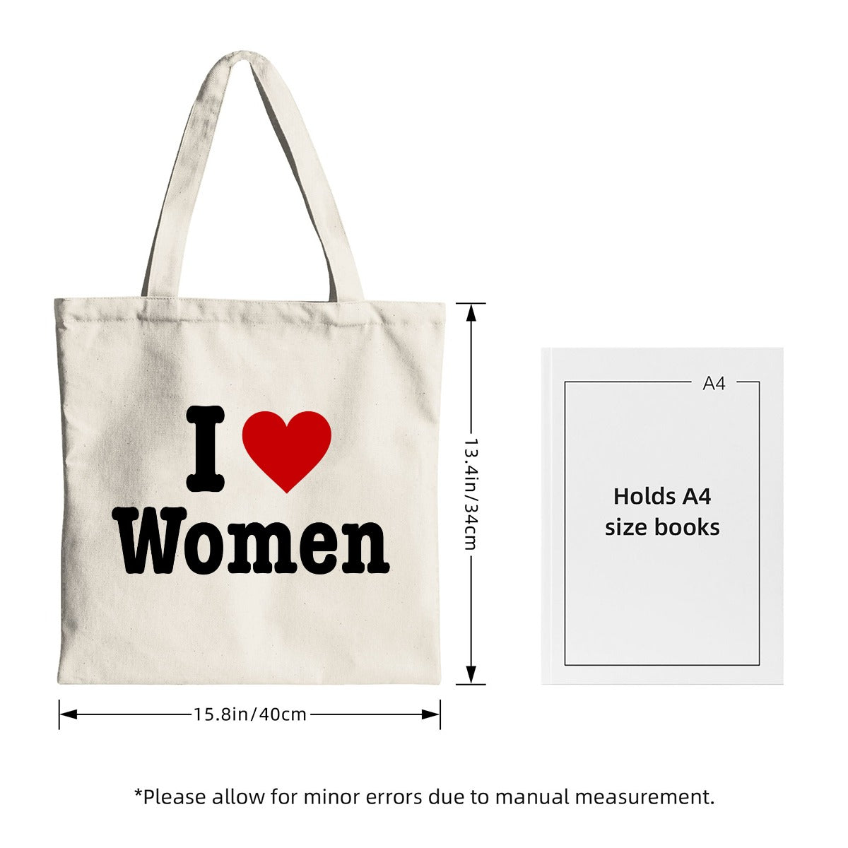 I Heart Women Tote Bag
