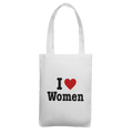 I Heart Women Tote Bag